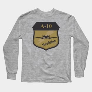 A-10 Warthog Patch (desert subdued) Long Sleeve T-Shirt